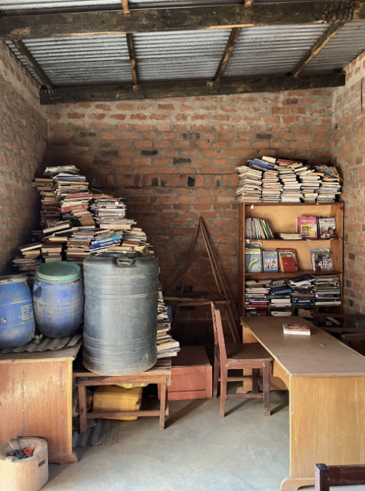 Picture of the current library/learning center