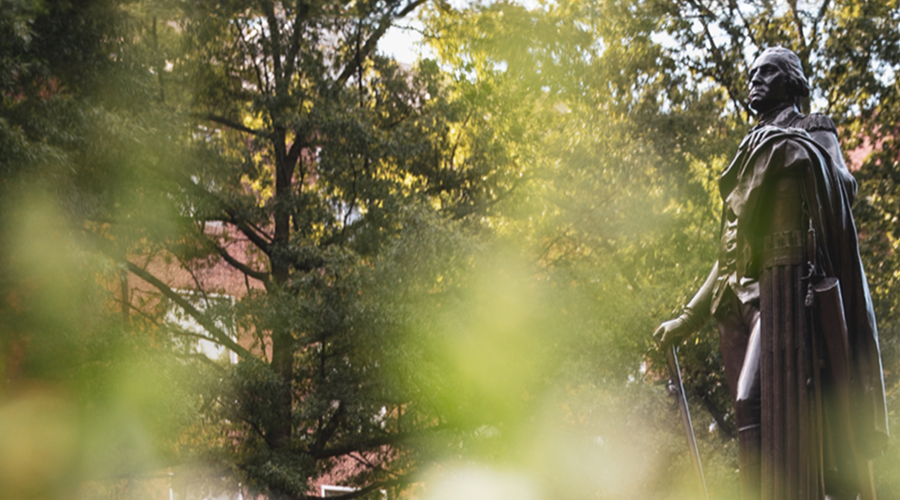 george washington university statue 