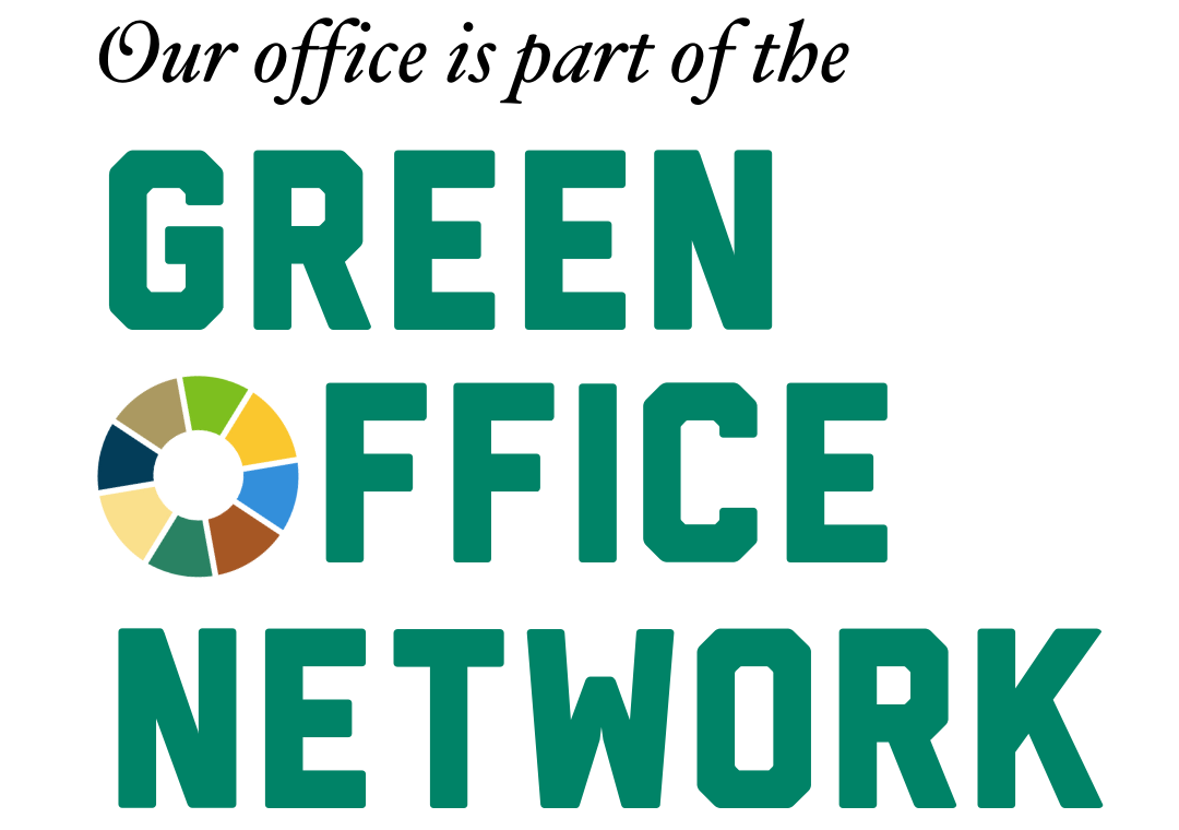 our office is part of the green office network